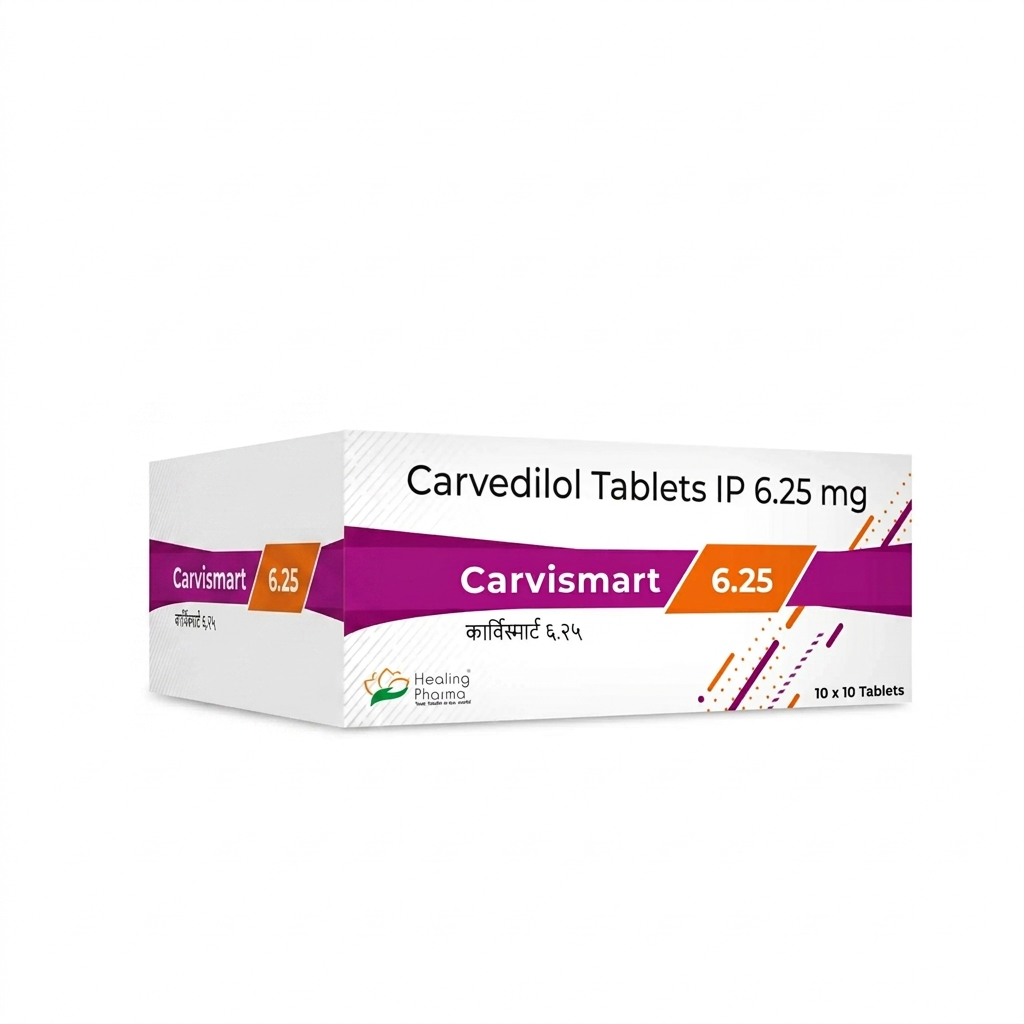 Coreg Generic - Carvismart 6.25 (Carvedilol 6.25mg)