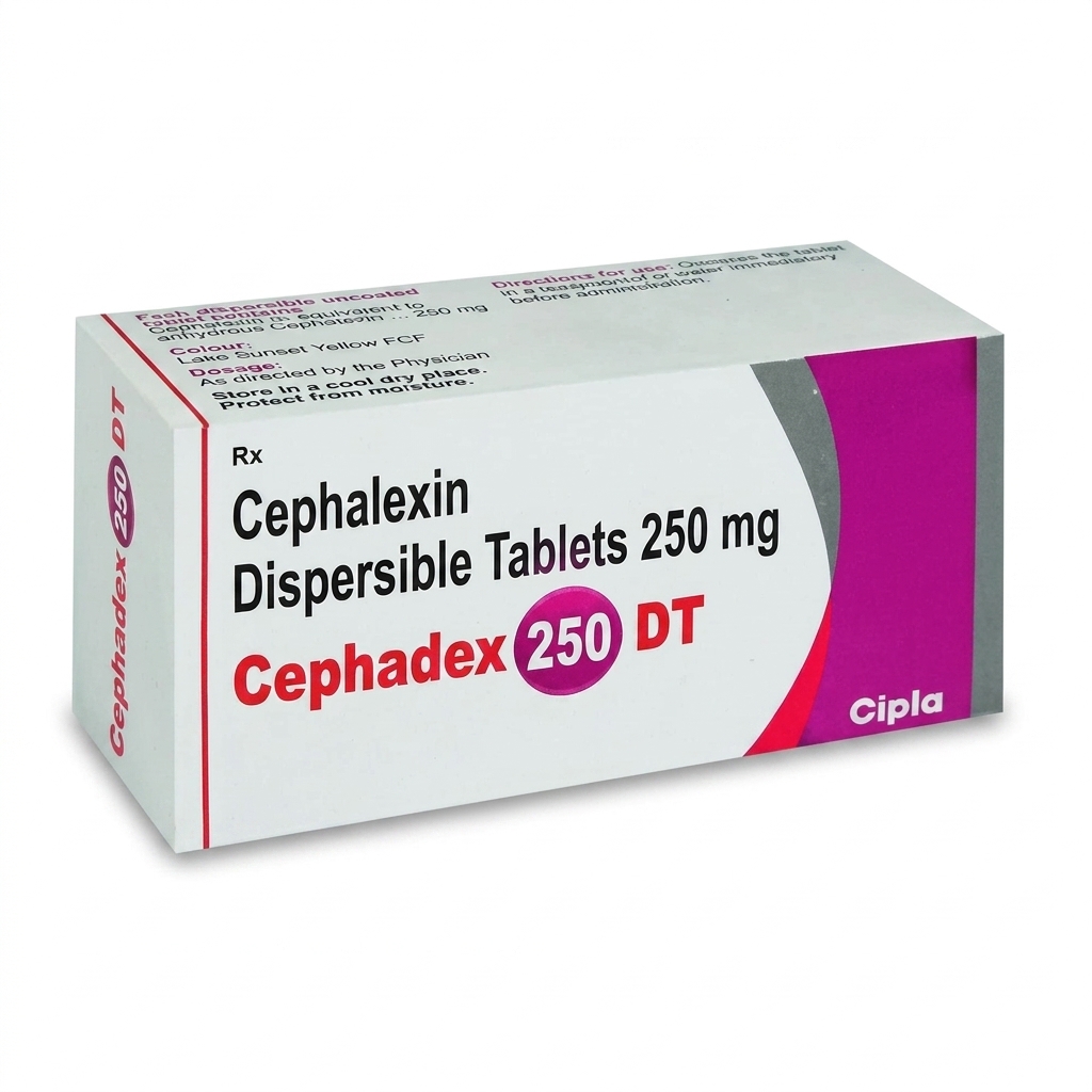 Cephalosporin Generic - Cephadex 250 DT (Cephalexin 250mg)