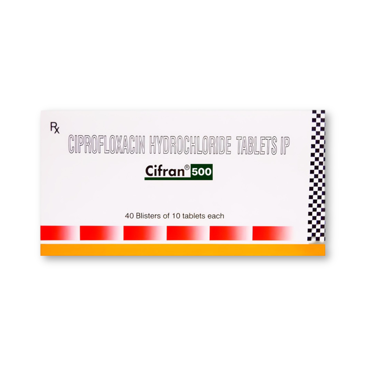 Fluoroquinolone Generic - Cifran 500 Tablet (Ciprofloxacin 500mg)