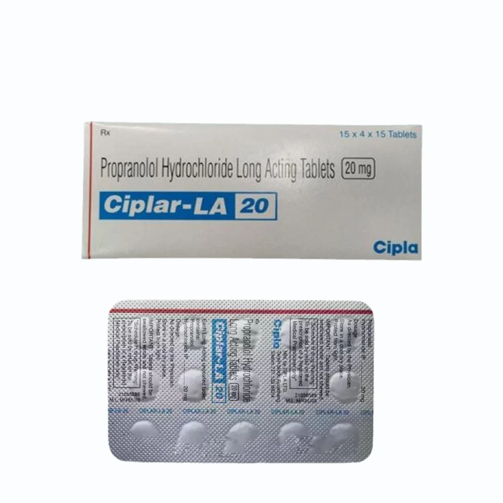 Inderal Generic - Ciplar-LA 20 Mg (Propranolol 20mg)