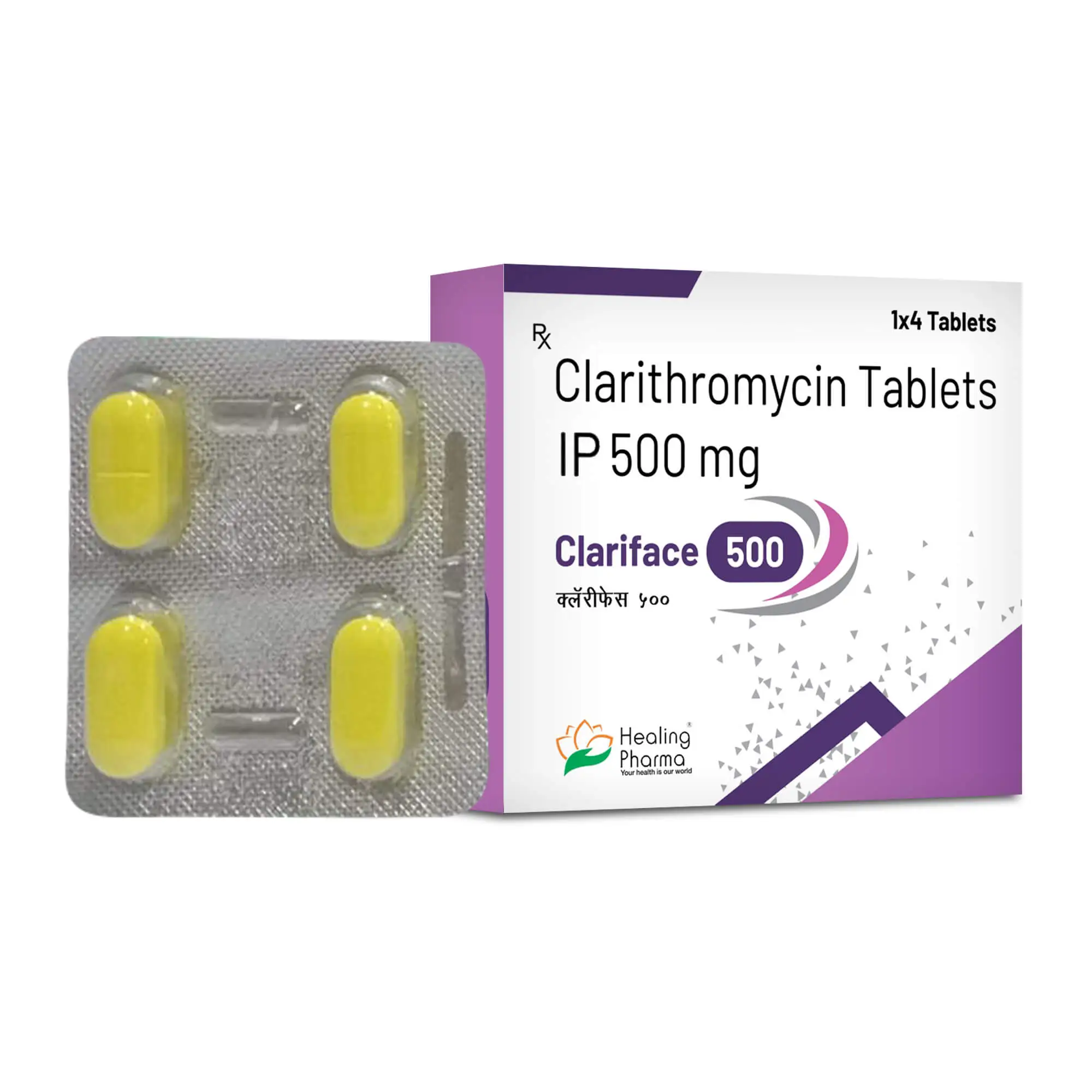 Macrolide Generic - Clariface 500 Mg (Clarithromycin 500mg)