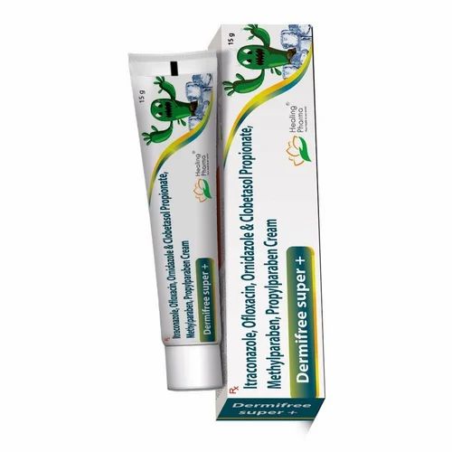 Antifungal Generic - Dermifree Super+ Cream (Itraconazole + Ofloxacin + Ornidazole + Clobetasol)