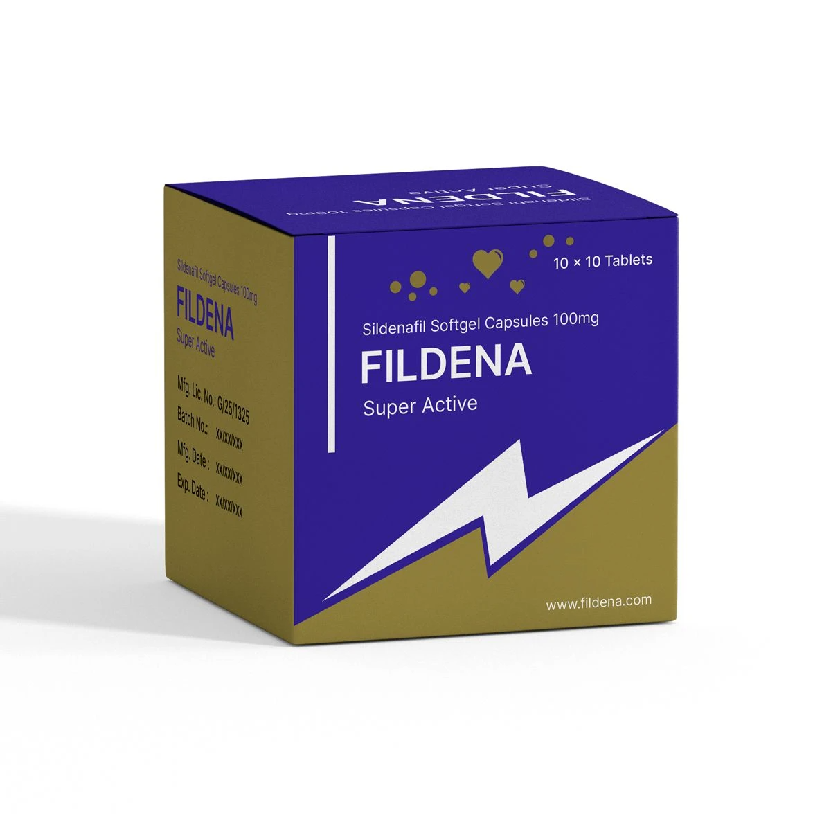 Viagra Generic - Fildena Super Active (Sildenafil)