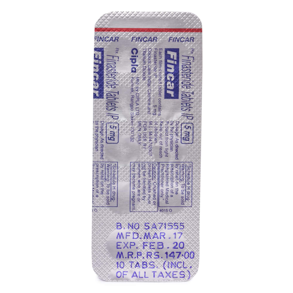 Propecia Generic - Fincar 5 Mg (Finasteride 5mg)