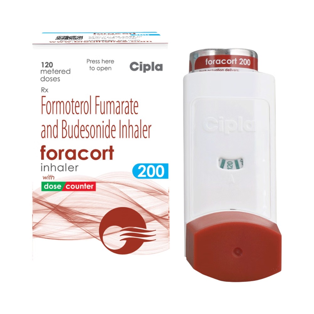Foracort Inhaler (Formoterol + Budesonide)