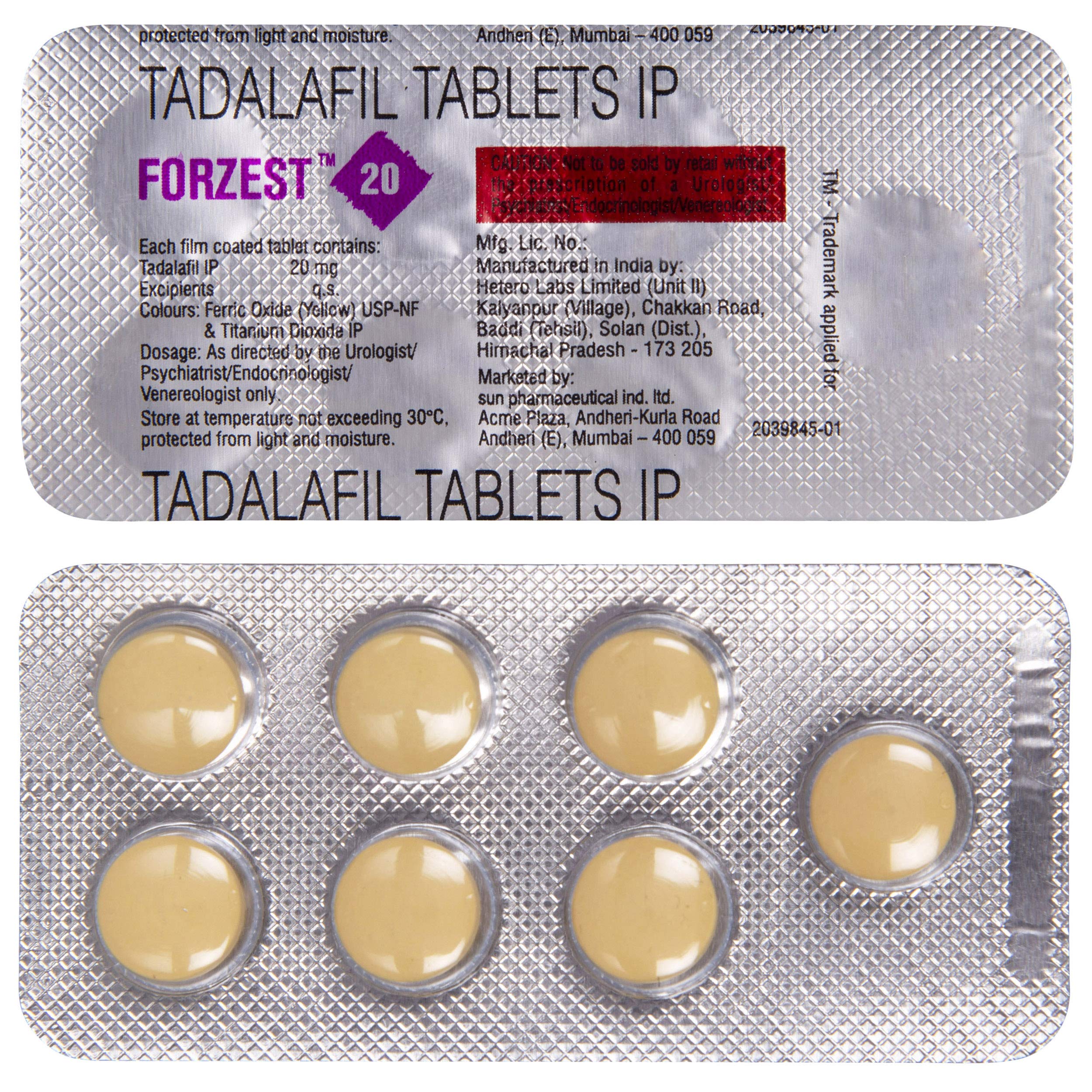 Cialis Generic - Forzest 20 Mg (Tadalafil)