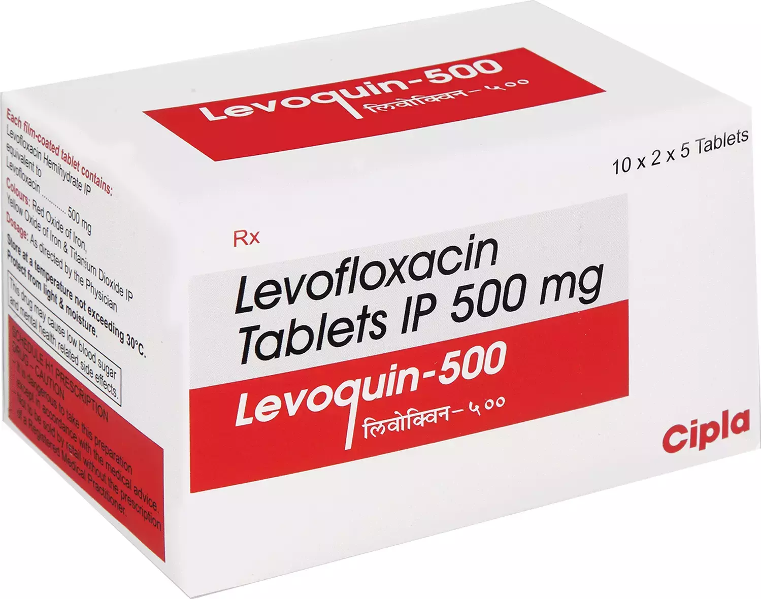 Fluoroquinolone Generic - Levoquin 500 Mg (Levofloxacin 500mg)