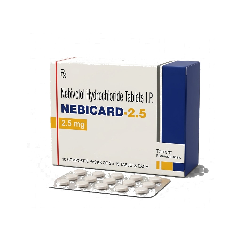 Bystolic Generic - Nebicard 2.5 Mg (Nebivolol 2.5mg)