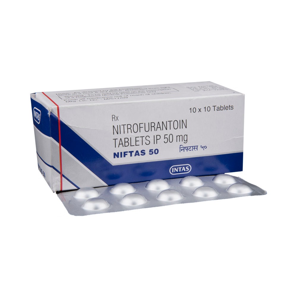 Antibiotic Generic - Niftas 50 Mg Tablet (Nitrofurantoin 50mg)