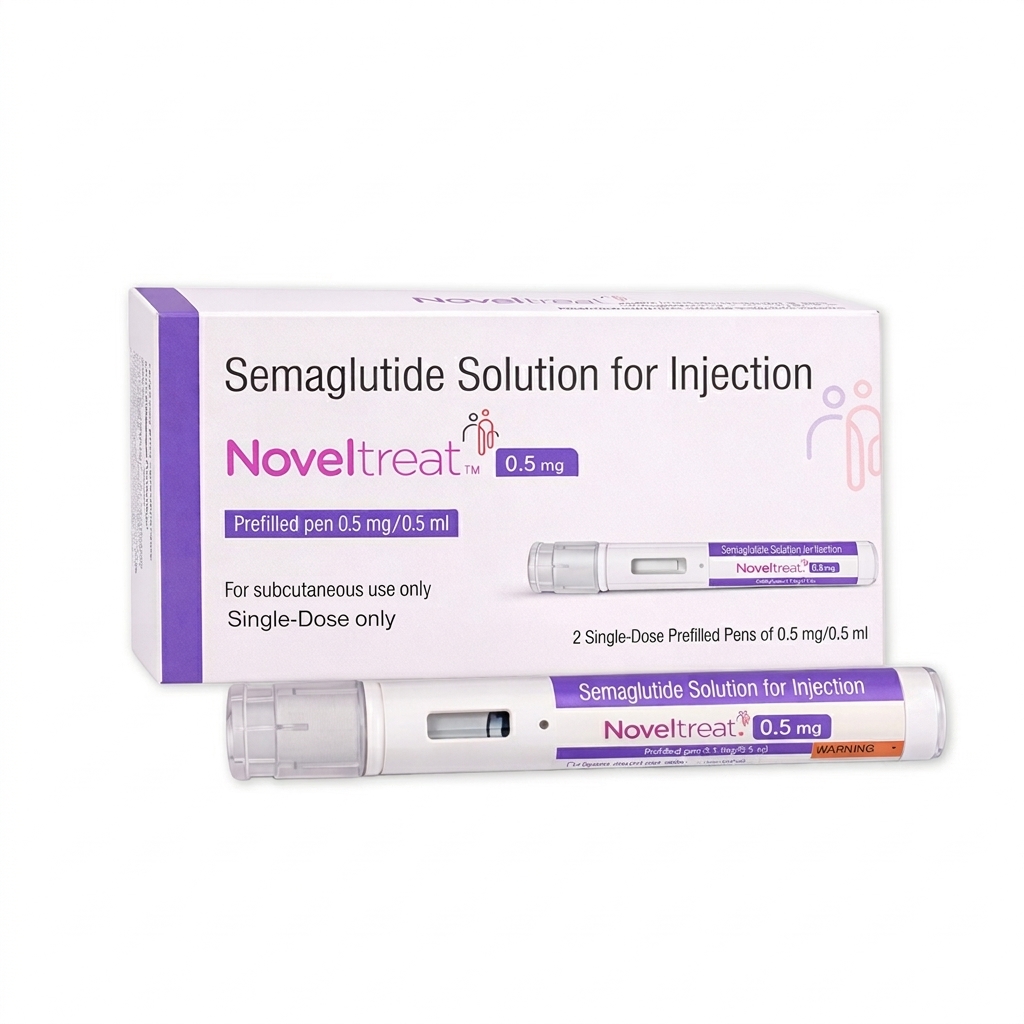 Wegovy Generic - Noveltreat 0.5 Mg Pen (Semaglutide 0.5mg)