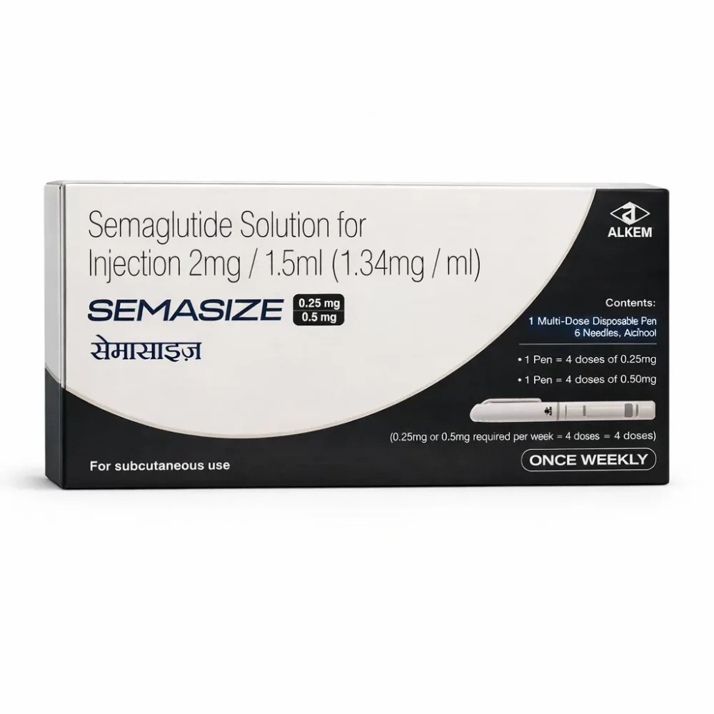 Wegovy Generic - Semasize 0.25 Mg Pen (Semaglutide 0.25mg)