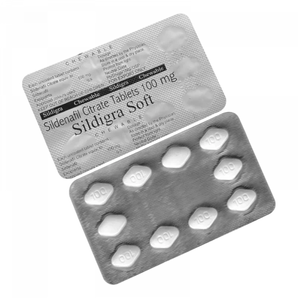 Viagra Generic - Sildigra Soft Chewable 100 Mg (Sildenafil)