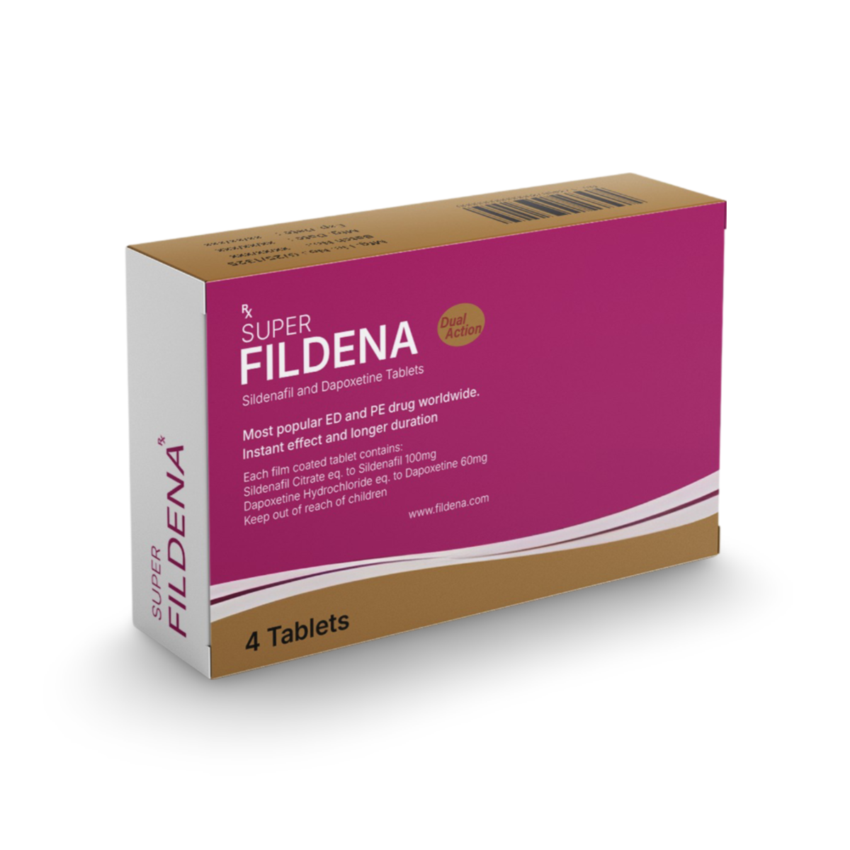Super Fildena (Sildenafil + Dapoxetine)