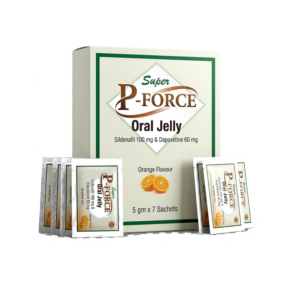 Super P-Force Oral Jelly (Sildenafil + Dapoxetine)