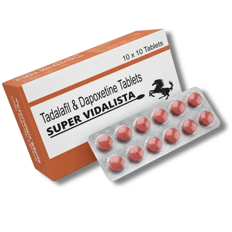 Super Vidalista (Tadalafil + Dapoxetine)