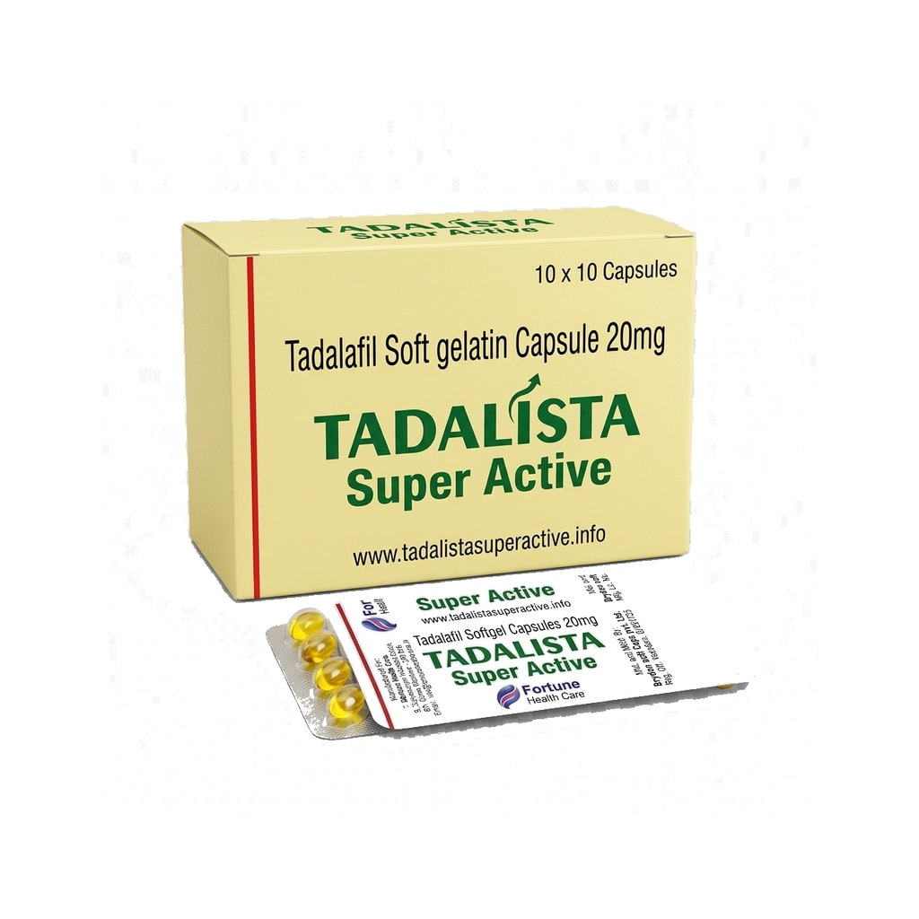 Cialis Generic - Tadalista Super Active 20 Mg (Tadalafil)