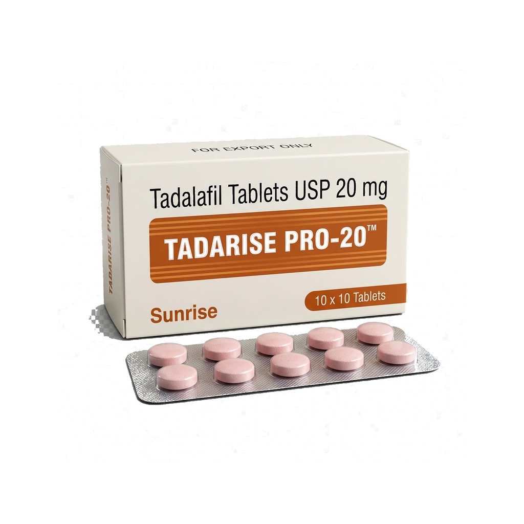 Cialis Generic - Tadarise PRO 20 Mg (Tadalafil)