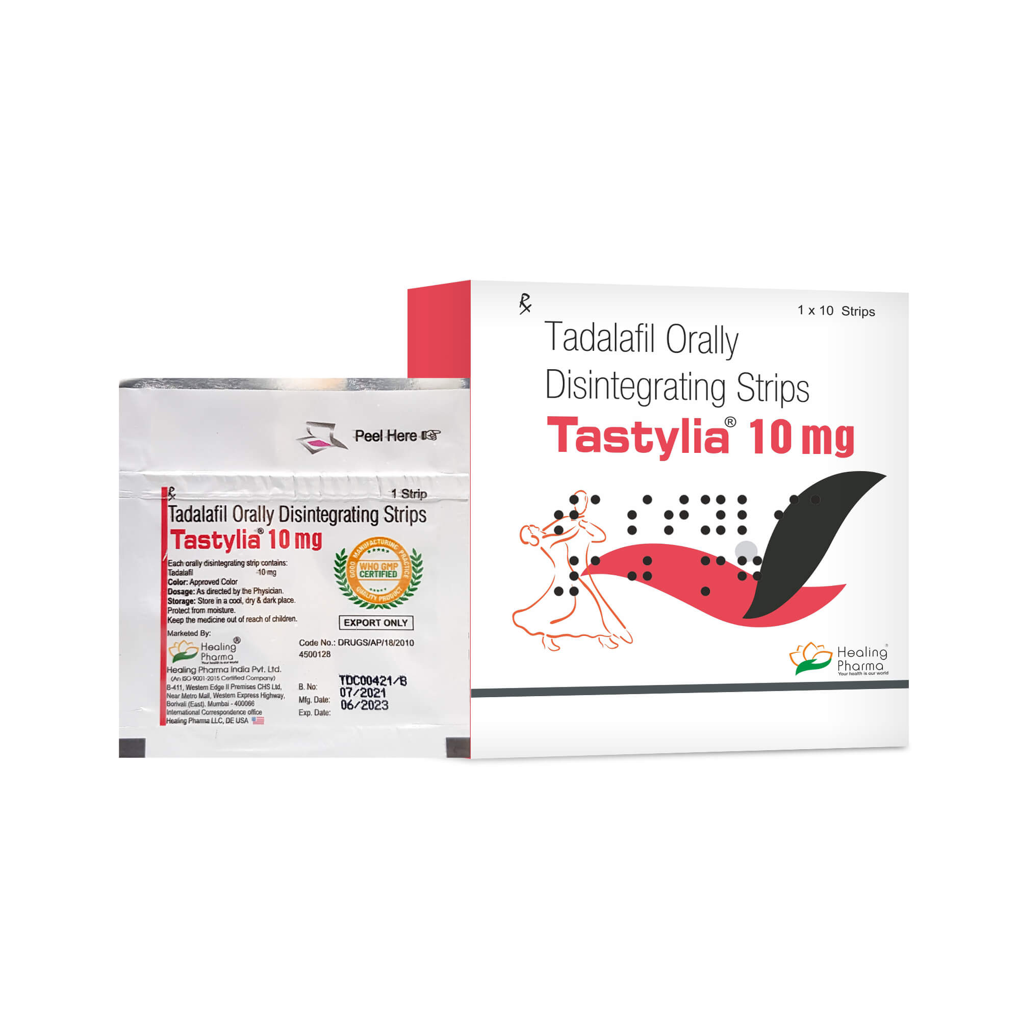 Cialis Generic - Tastylia ODS 10 Mg (Tadalafil 10mg)