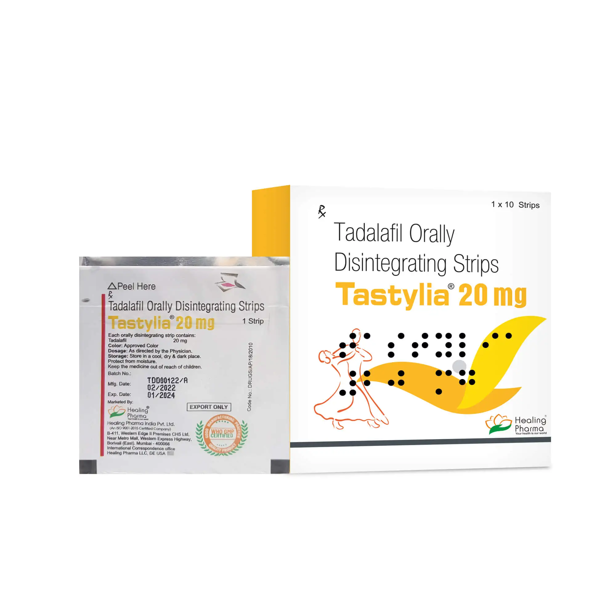 Cialis Generic - Tastylia ODS 20 Mg (Tadalafil 20mg)