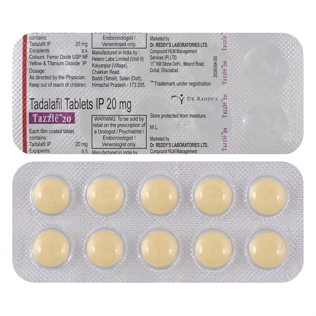 Cialis Generic - Tazzle (Tadalafil)