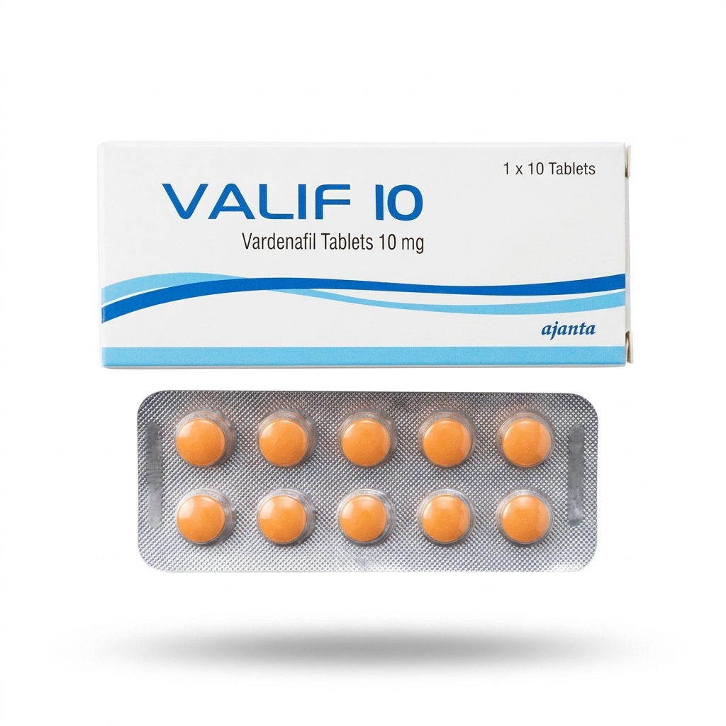 Levitra Generic - Valif 10 Mg Tablet (Vardenafil)
