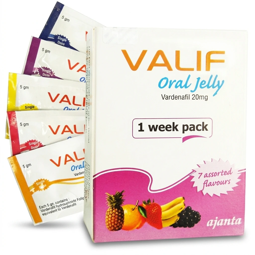 Levitra Generic - Valif Oral Jelly  20 Mg (Vardenafil)
