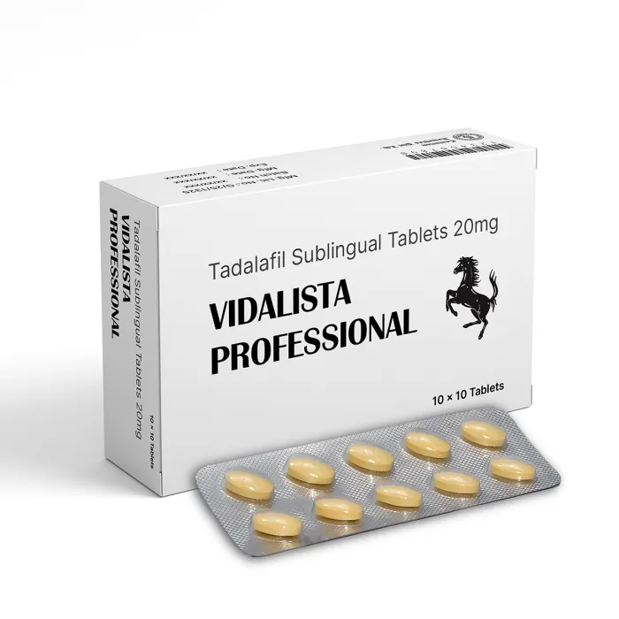 Cialis Generic - Vidalista Professional 20 Mg (Tadalafil)