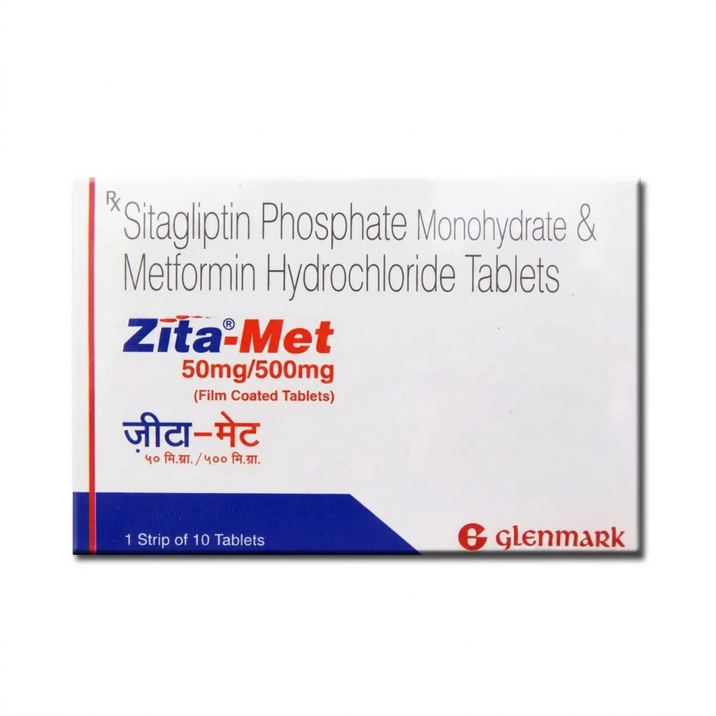 Januvia Generic - Zita Met 50 Mg/500 Mg Tablet (Sitagliptin + Metformin)